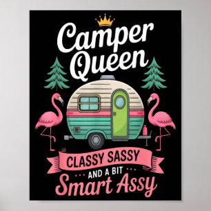 Poster Rainha do Acampamento Cly Sy Inteligente Divertido