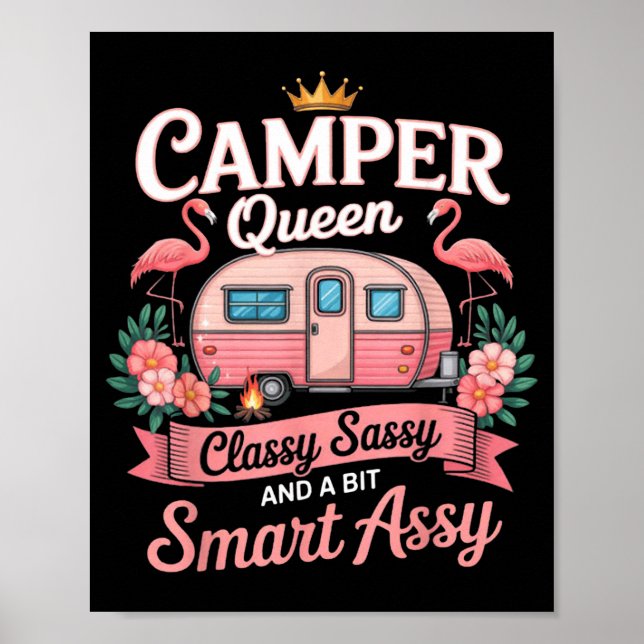 Poster Rainha do Acampamento Cly Sy Inteligente Y Acampan (Frente)