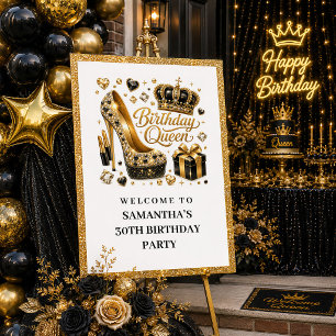 Poster Rainha do Aniversário de Ouro Preto com Brilho Bem