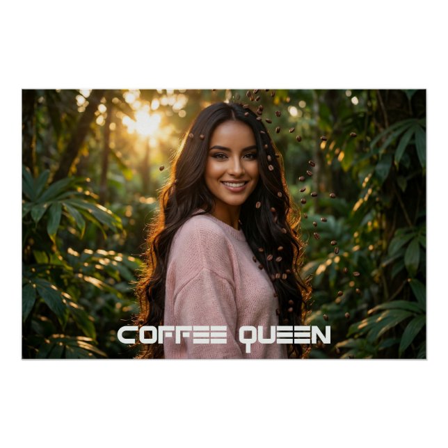 PÓSTER RAINHA DO CAFÉ (Frente)
