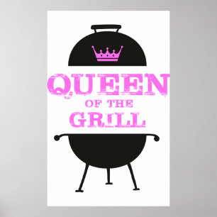 Poster Rainha Do Grill, Coroa Rosa