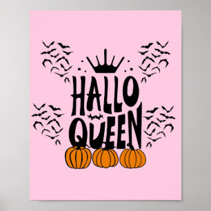 Poster Rainha do Halloween, Halloqueen, Arte do Halloween