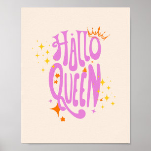 Poster Rainha do Halloween, Halloqueen, Arte do Halloween