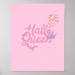 Poster Rainha do Halloween, Halloqueen, Arte do Halloween