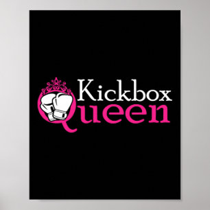 Poster Rainha do Kickbox É Garota de Kickboxing É Mulher