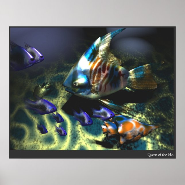 Póster Rainha do lago (Frente)