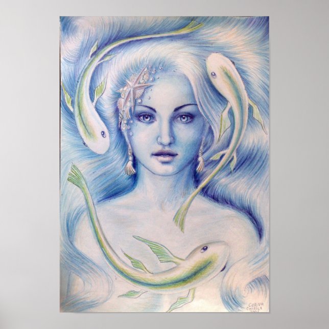 Póster Rainha do mar (Frente)