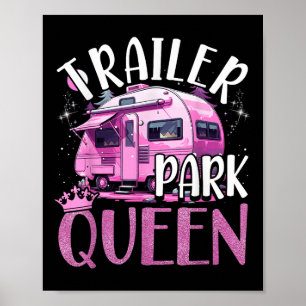 Poster Rainha do Parque de Reboques Cara de Acampamento D