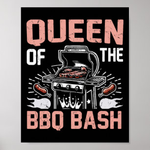 Poster Rainha Do Partido Churrasco Bysh Do Churrasco