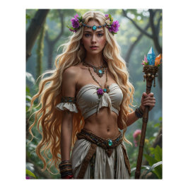 Póster Rainha do poster da floresta