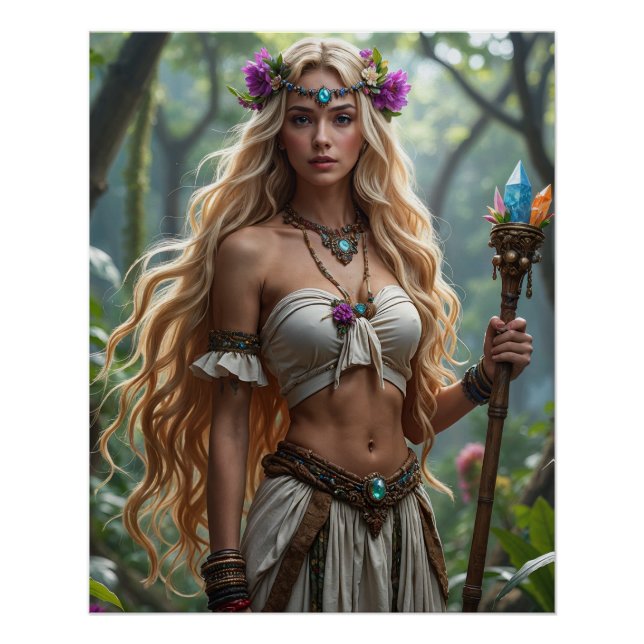 Póster Rainha do poster da floresta (Frente)