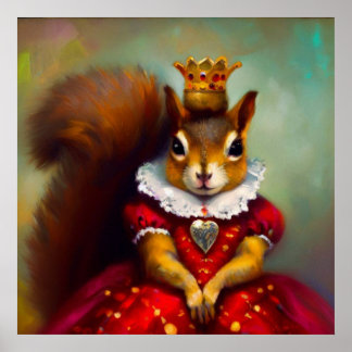 Poster Rainha dos Corações do Esquilo