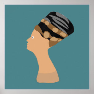 Poster Rainha egípcia Nefertiti