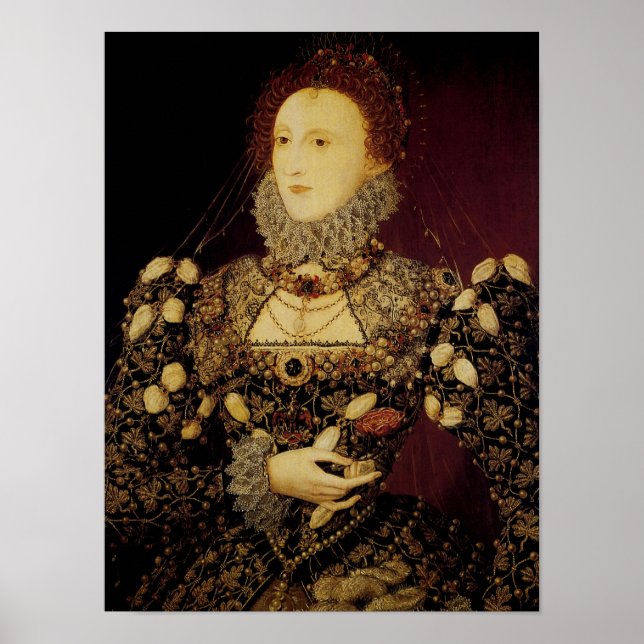 Poster Rainha Elizabeth I (Frente)