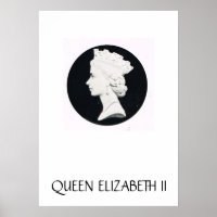 Rainha Elizabeth II, desenho do alivio