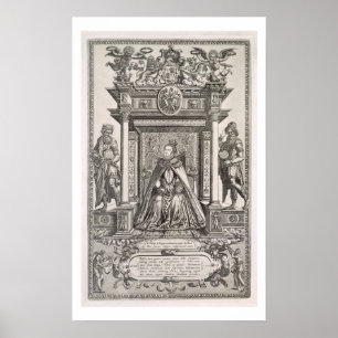Póster Rainha Elizabeth mim (1533-1603) como o consumidor