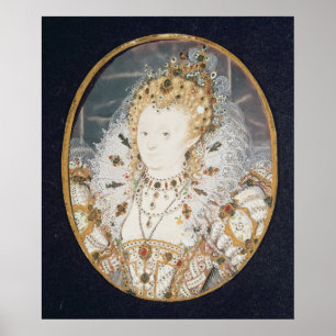 Póster Rainha Elizabeth mim, c.1595-1600
