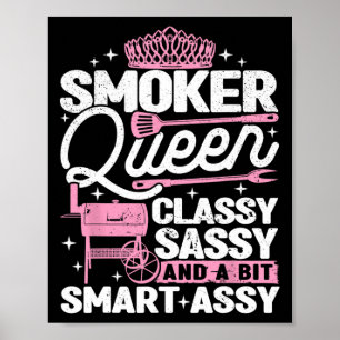 Poster Rainha Fumante Cly Sy Smart Y Churrasco Mulheres