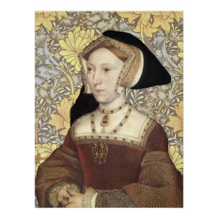 Póster Rainha Jane Seymour da Inglaterra Retrato