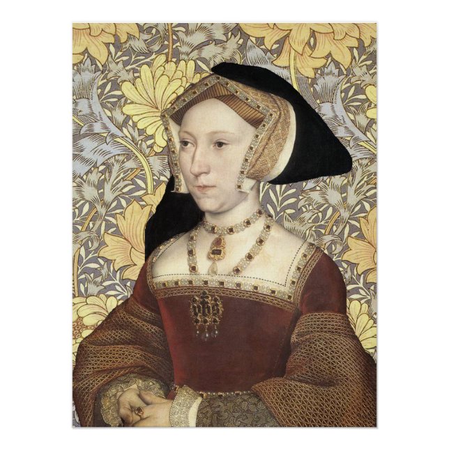 Póster Rainha Jane Seymour da Inglaterra Retrato (Frente)