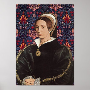 Póster Rainha Katherine Howard do retrato de Inglaterra