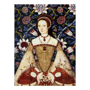 Póster Rainha Katherine Parr da Inglaterra Retrato