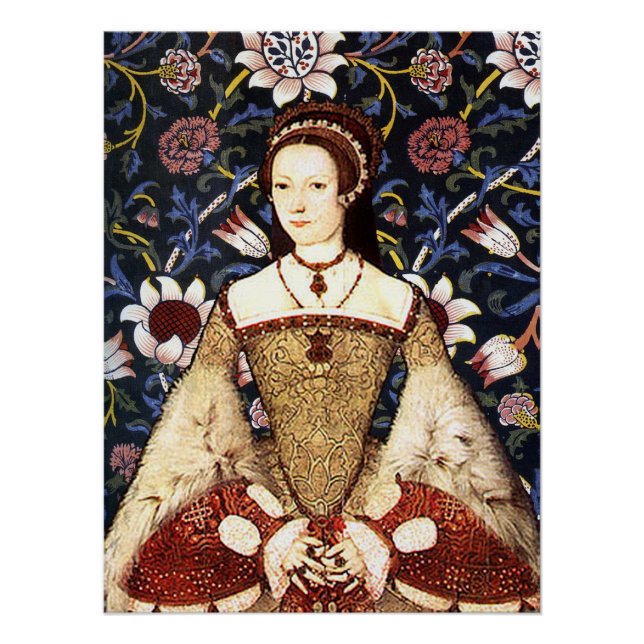 Póster Rainha Katherine Parr da Inglaterra Retrato (Frente)