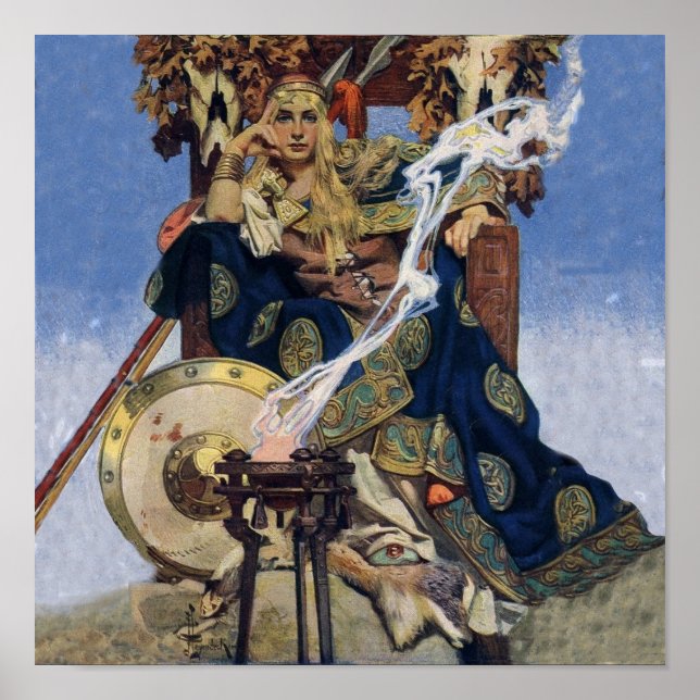 Póster Rainha Maeve Warrior Woman Princess (Frente)