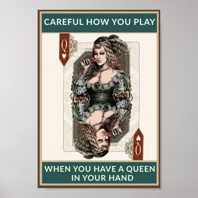 Poster Rainha na sua mão (Frente)