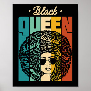 Poster Rainha Negra - Presente do Mês da História Negra e