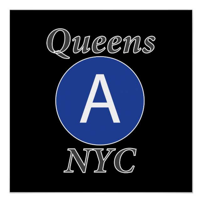 Póster Rainha NYC Trem A (Frente)