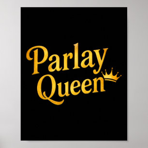 Poster Rainha Parlay de Apostas Esportivas Apostador Engr