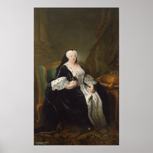 Póster Rainha Sophia Dorothea de Hanover (Frente)