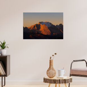 Poster Rainha Sunrise dos Dolomitas Marmolada