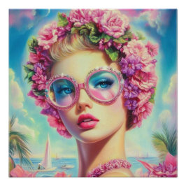 Póster Rainha Tropical Glamor