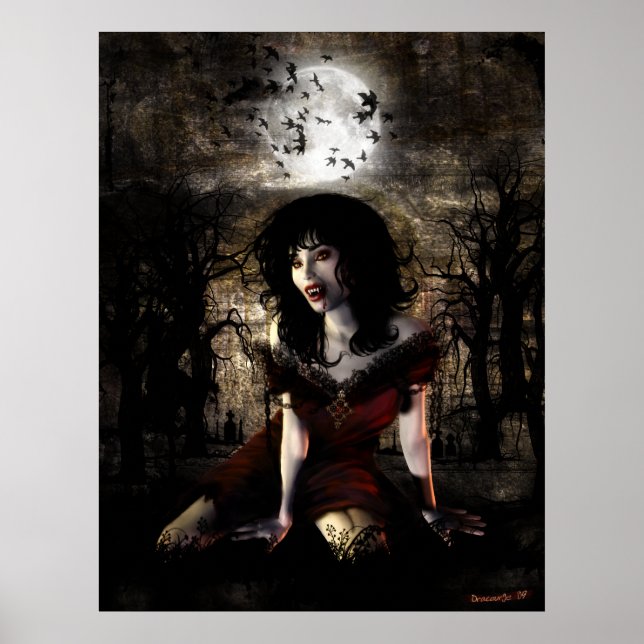 Poster Rainha Vampiro (Frente)