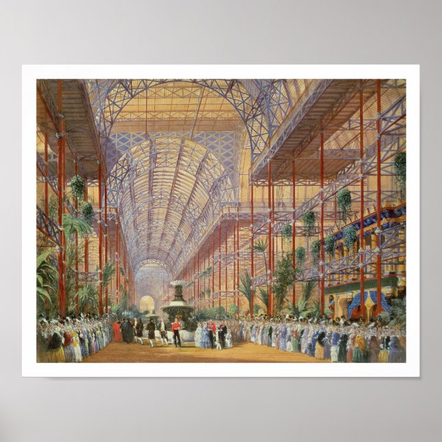 Poster Rainha Vitória Abrindo a exposição de 1862 após C (Frente)