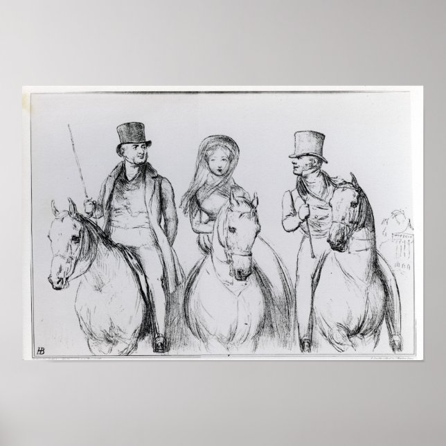 Poster Rainha Vitória, Lorde Melbourne e Lorde Russell (Frente)