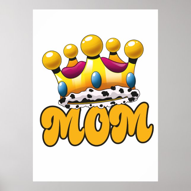 Poster Rainhas mães coroa (Frente)