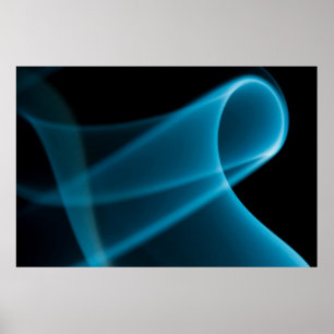 Poster Raio azul de luz