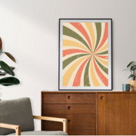 Poster Raios curvos de safra