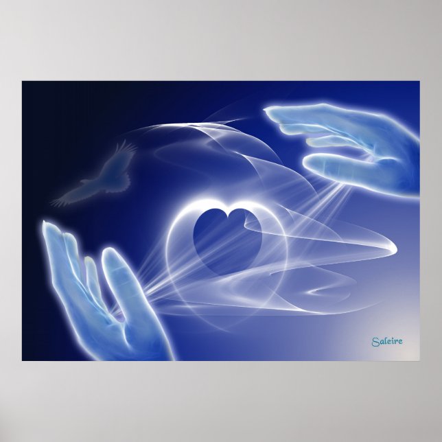 Poster Raios de cura (Frente)