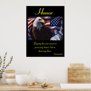 Póster Raios de Honra com Força Incomparável