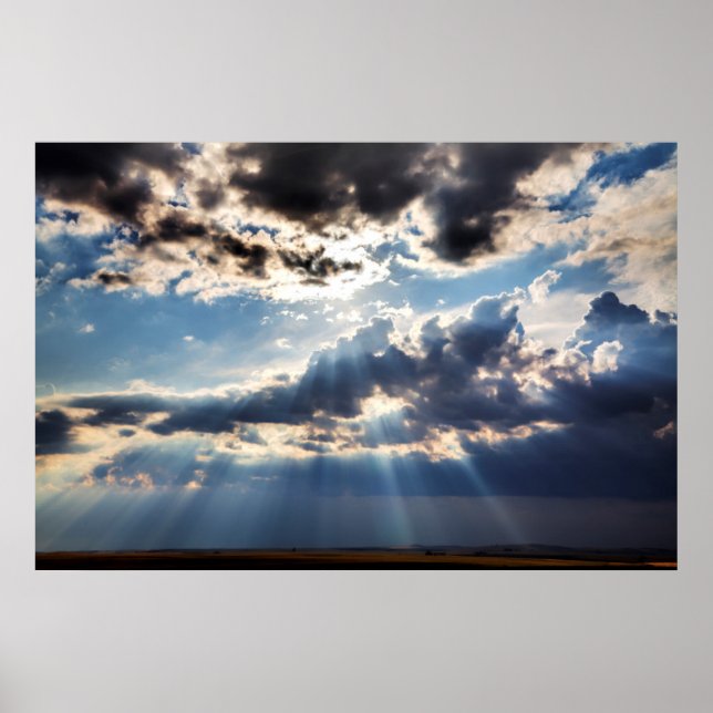 Póster Raios de sol vindo de cima (Frente)