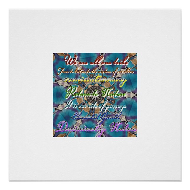 Póster Raiz da Tribo Chakra 1 (Frente)