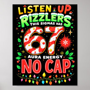 Poster Raiz Quadrada 4489 Seis Sete Natal Divertido 67 Me