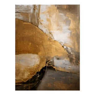 Póster Raízes Abstratas Rústicas