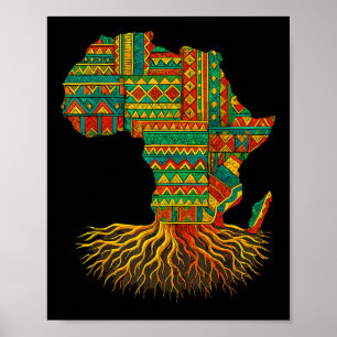 Poster Raízes africanas mapeiam Melanina no dia 11 de jun