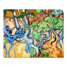 Raízes de Árvore (1890) Vincent Van Gogh Arte botâ