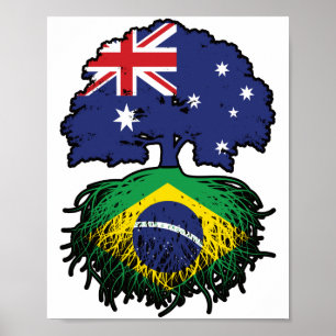 Poster Raízes de Árvore da Austrália Brasileira